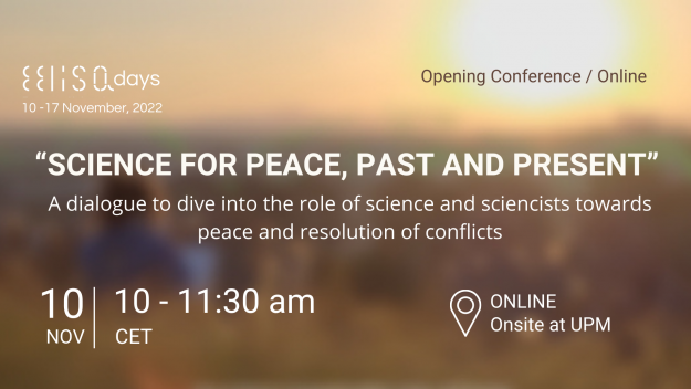 Opening Conference Science for peace WFooter