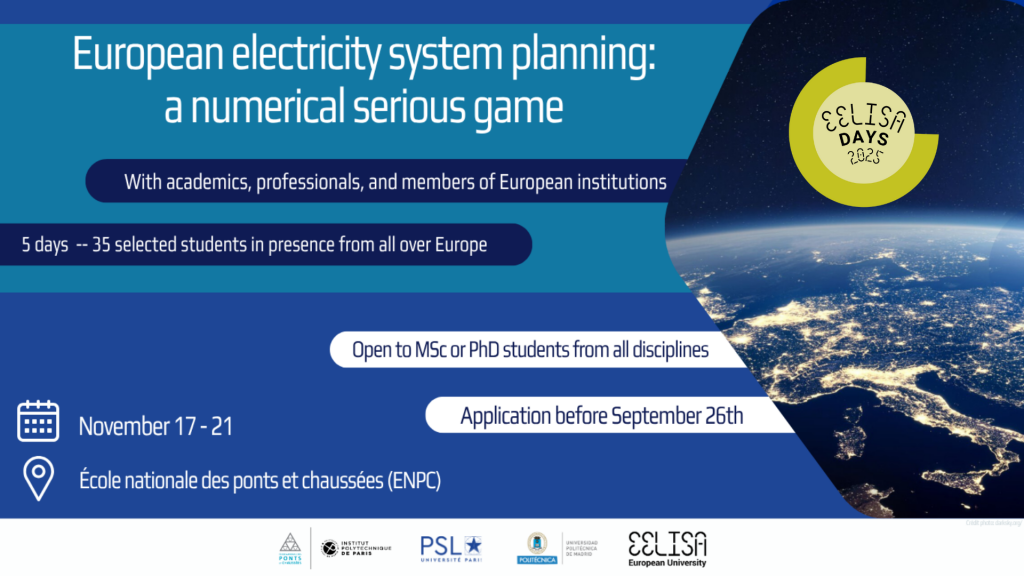 European electricity system planning for 2050: a serious game